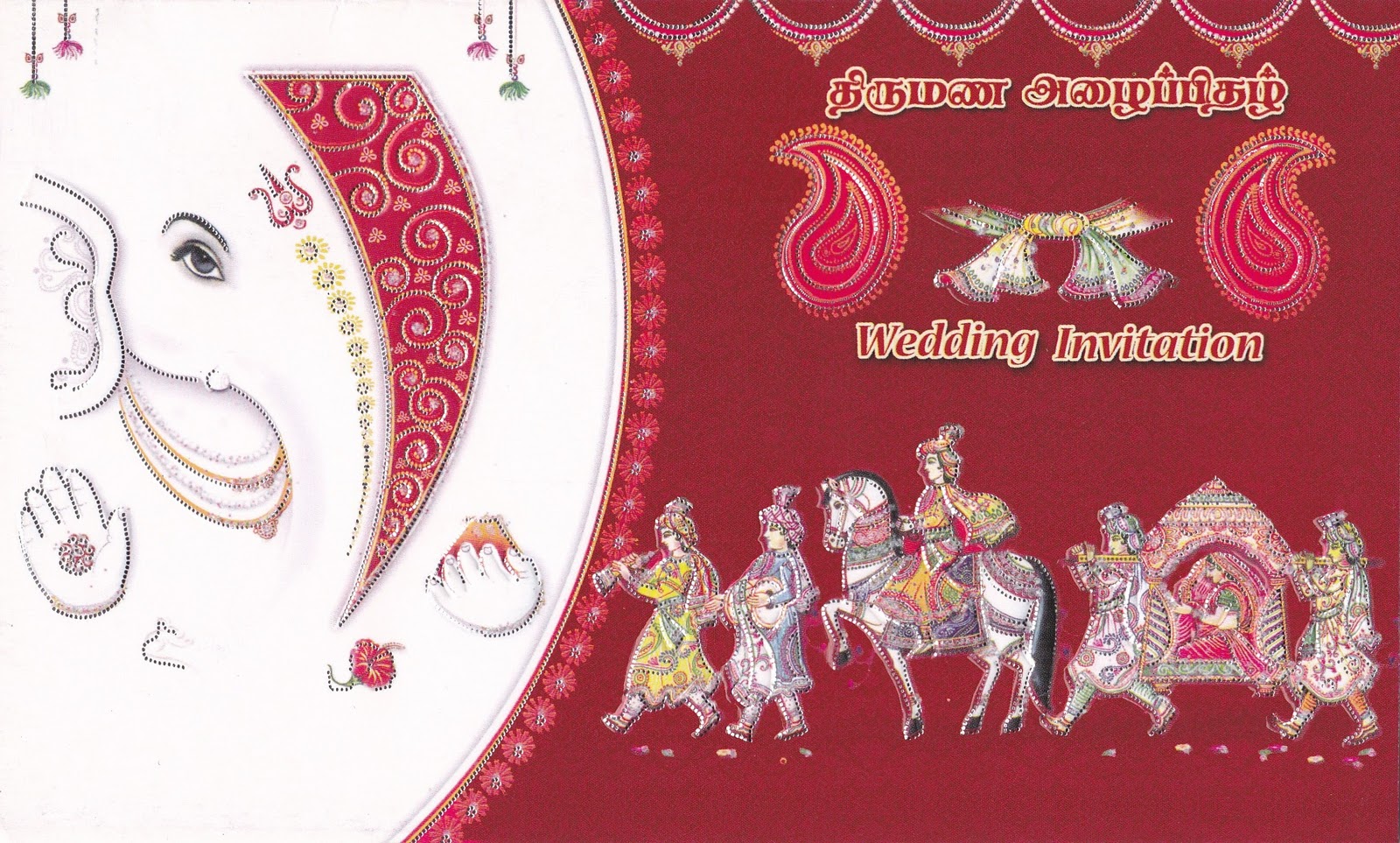 Handmade Wedding Cards - Greetings CardPink & Posh